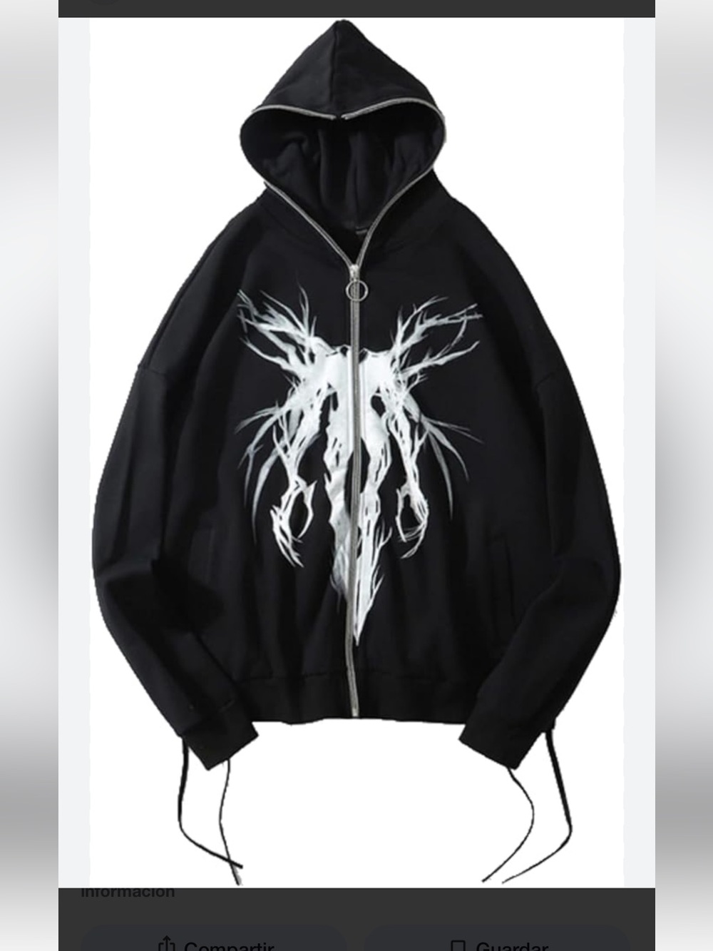 Aelfric Eden Black Hooded Sweatshirt with White Logo Tag ,unisex